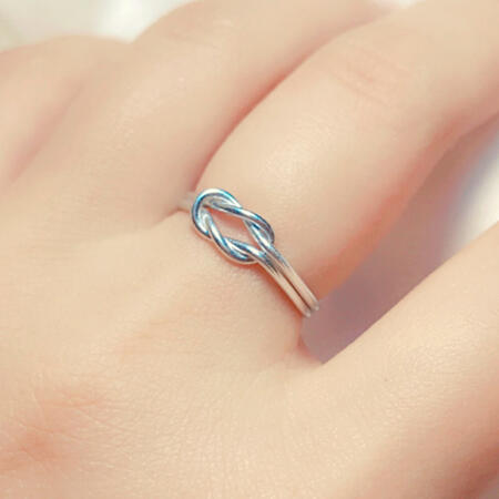 Infinity Knot Ring (Silver)