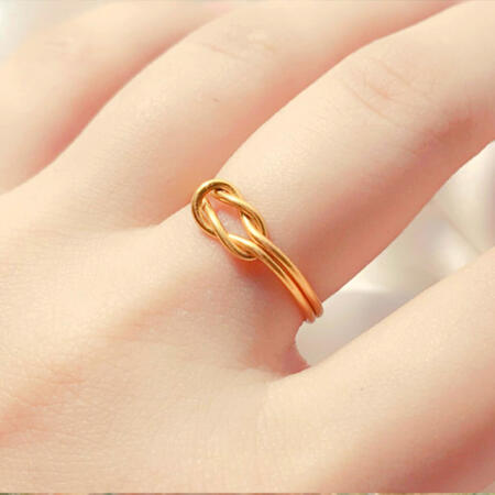 Infinity Knot Ring (Gold)